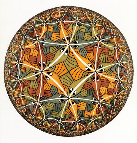 Escher's Circle Limit in 1959